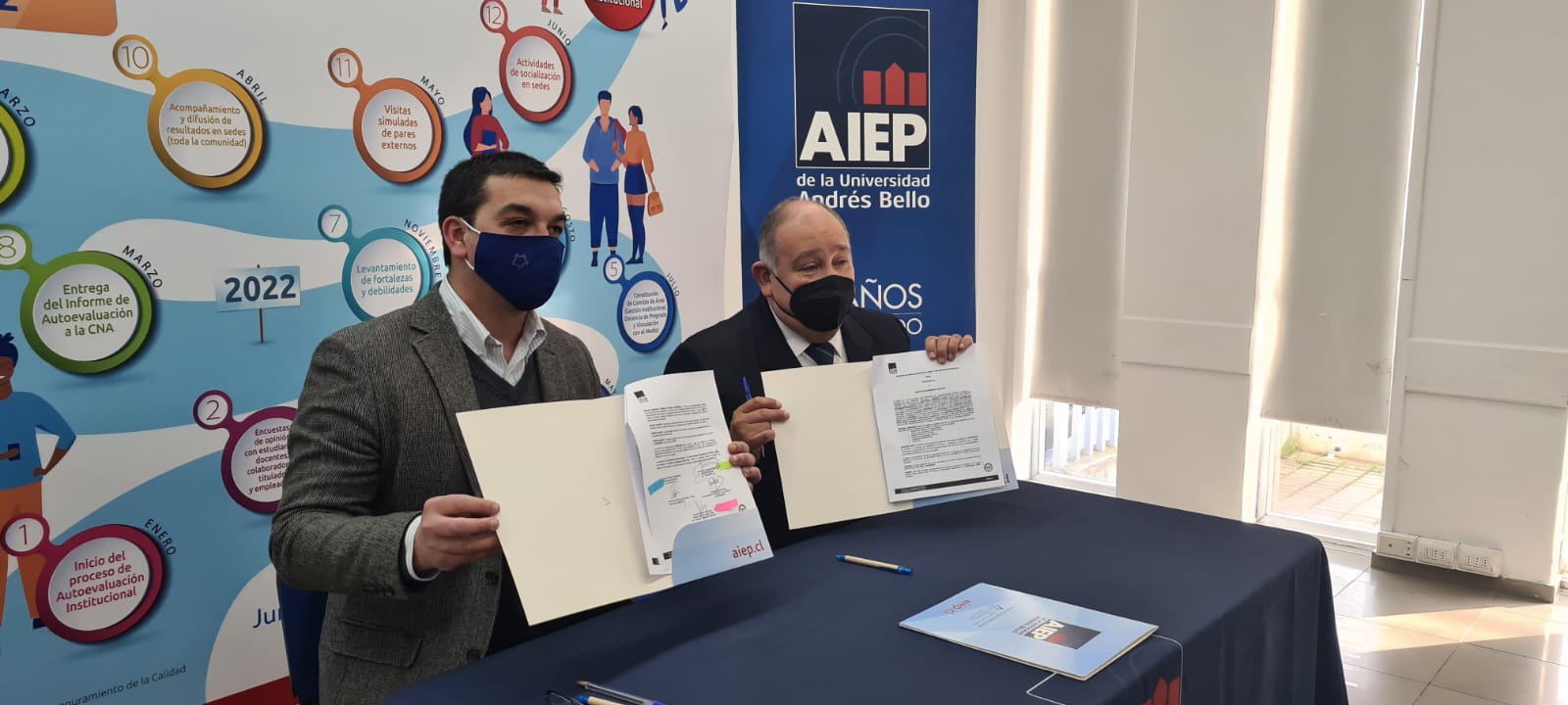 Nuevosur y AIEP Talca firman acuerdo de colaboración para fortalecer la formación profesional de estudiantes