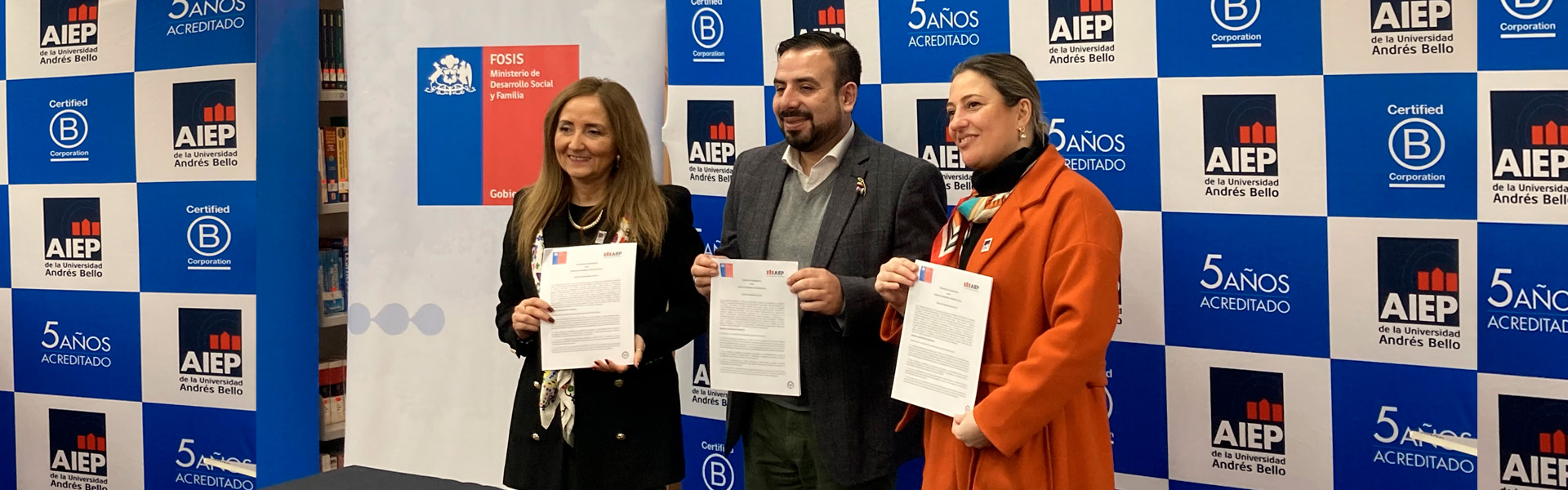 AIEP y FOSIS Biobío firman convenio de colaboración para implementa acciones de VcM