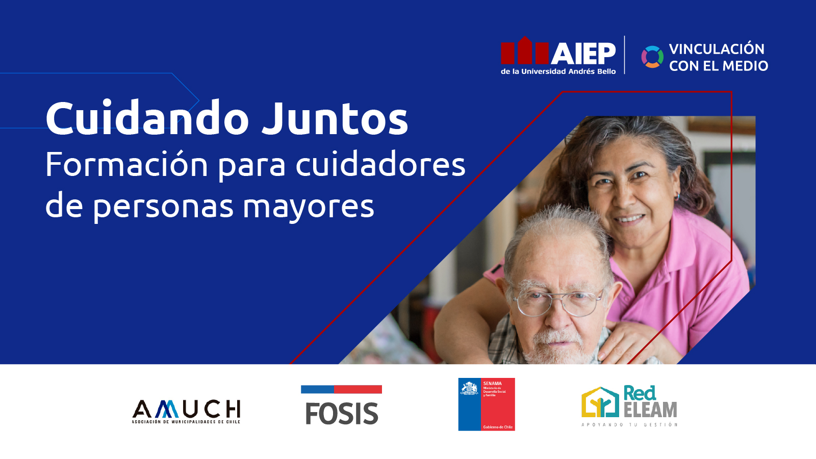 Cuidando juntos: AIEP y organizaciones colaboradoras abren 16.000 cupos para curso gratuito dirigido a personas cuidadoras